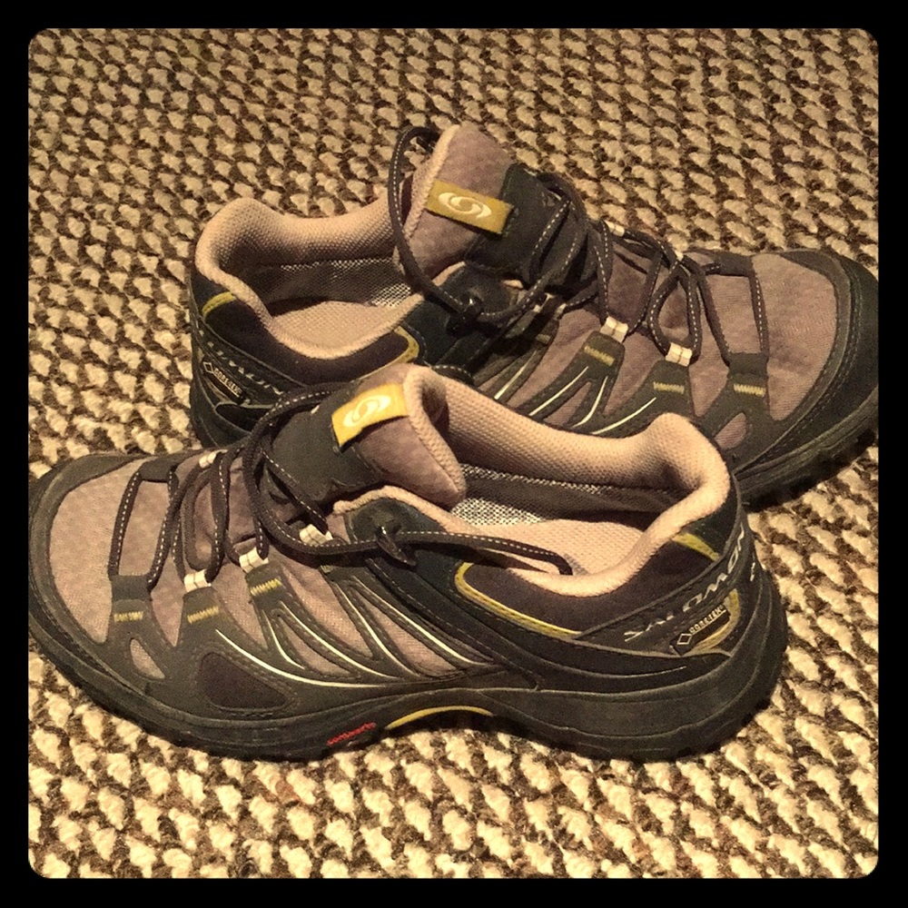 Salomon Gore Tex Hiking Shoes.
